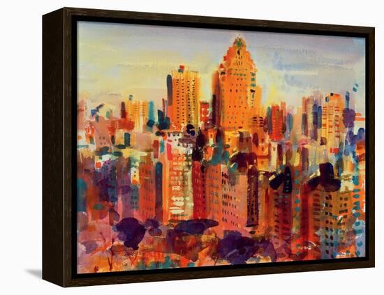 Upper Manhattan, 2000-Peter Graham-Framed Premier Image Canvas