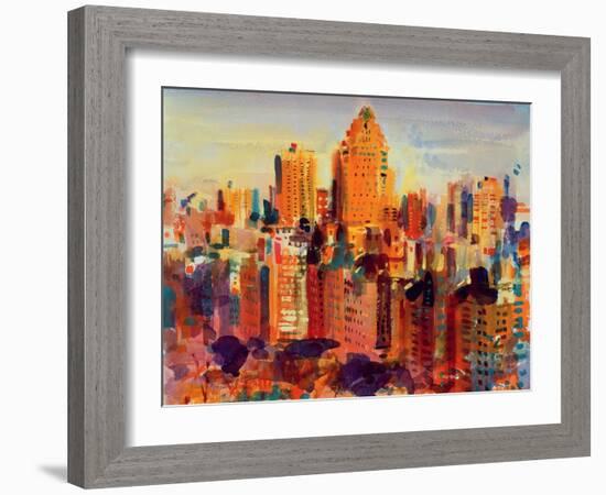 Upper Manhattan, 2000-Peter Graham-Framed Giclee Print