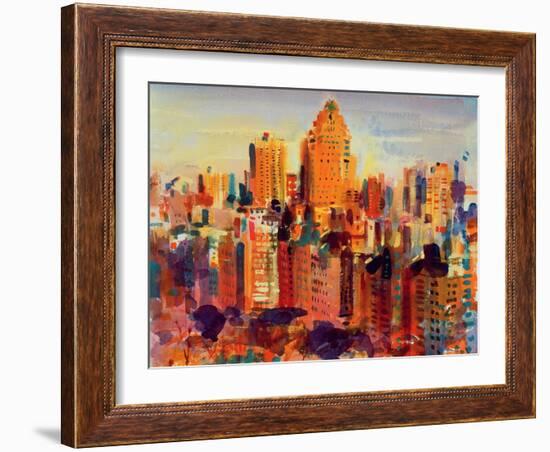 Upper Manhattan, 2000-Peter Graham-Framed Giclee Print