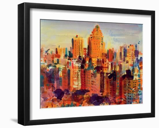 Upper Manhattan, 2000-Peter Graham-Framed Giclee Print