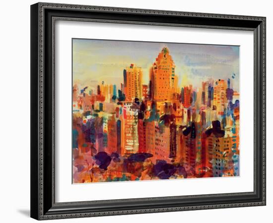 Upper Manhattan, 2000-Peter Graham-Framed Giclee Print