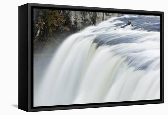 Upper Mesa Falls, Targhee National Forest-Paul Souders-Framed Premier Image Canvas