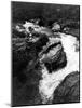 Upper Part of Linville Falls, in the Blue Ridge Mountains-null-Mounted Photographic Print