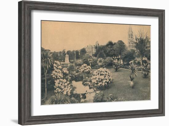 'Upper Pleasure Gardens in Rhododendron Time', 1929-Unknown-Framed Giclee Print