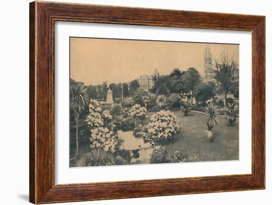'Upper Pleasure Gardens in Rhododendron Time', 1929-Unknown-Framed Giclee Print