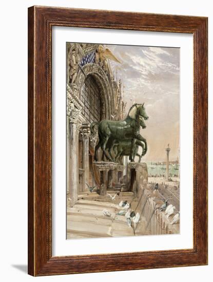 Upper Portion of the Facade of St. Mark's Church, 1862-William Bell Scott-Framed Giclee Print