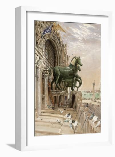 Upper Portion of the Facade of St. Mark's Church, 1862-William Bell Scott-Framed Giclee Print