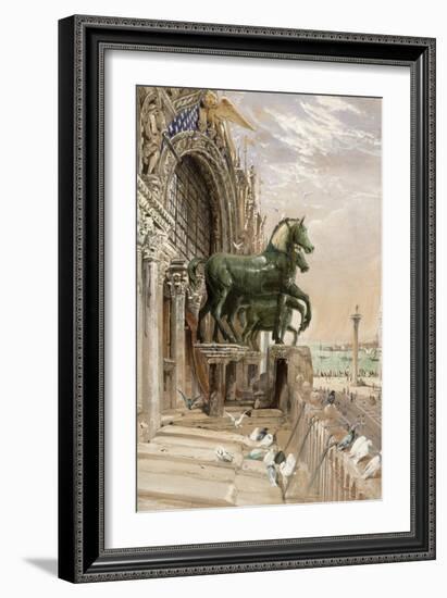 Upper Portion of the Facade of St. Mark's Church, 1862-William Bell Scott-Framed Giclee Print