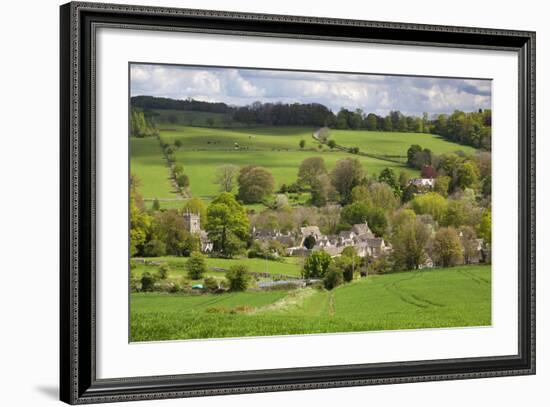 Upper Slaughter, Cotswolds, Gloucestershire, England, United Kingdom, Europe-Stuart Black-Framed Photographic Print