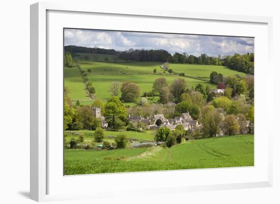 Upper Slaughter, Cotswolds, Gloucestershire, England, United Kingdom, Europe-Stuart Black-Framed Photographic Print