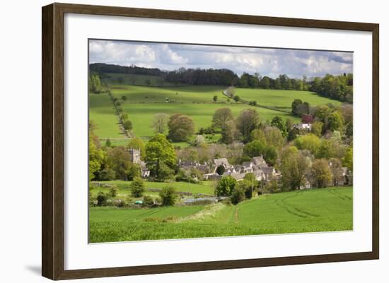 Upper Slaughter, Cotswolds, Gloucestershire, England, United Kingdom, Europe-Stuart Black-Framed Photographic Print