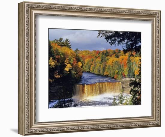 Upper Tahquamenon Falls, Michigan, USA-Chuck Haney-Framed Photographic Print