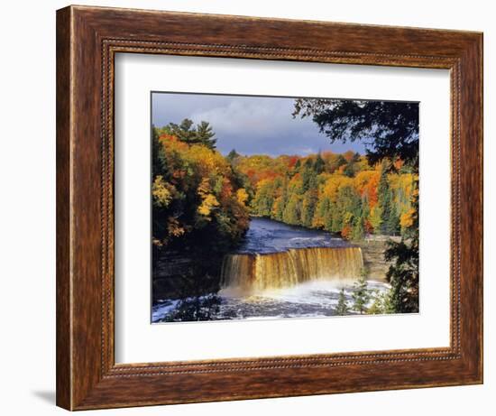 Upper Tahquamenon Falls, Michigan, USA-Chuck Haney-Framed Photographic Print