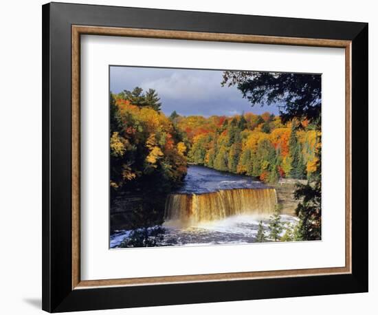 Upper Tahquamenon Falls, Michigan, USA-Chuck Haney-Framed Photographic Print