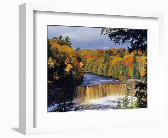 Upper Tahquamenon Falls, Michigan, USA-Chuck Haney-Framed Photographic Print