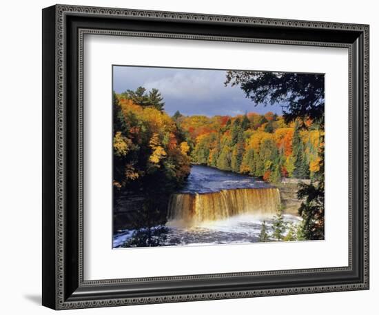 Upper Tahquamenon Falls, Michigan, USA-Chuck Haney-Framed Photographic Print