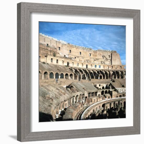 Upper Tiers of the Colosseum, Rome-null-Framed Photographic Print