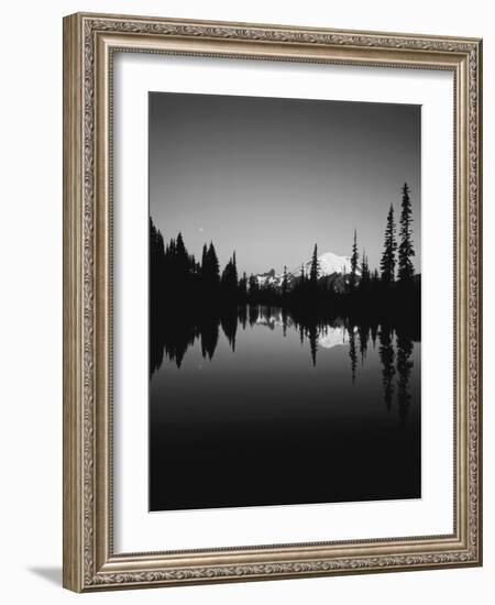 Upper Tipsoo Lake, Mount Rainier National Park, Washington, USA-Adam Jones-Framed Photographic Print