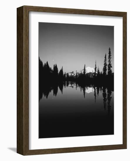 Upper Tipsoo Lake, Mount Rainier National Park, Washington, USA-Adam Jones-Framed Photographic Print