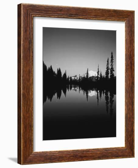 Upper Tipsoo Lake, Mount Rainier National Park, Washington, USA-Adam Jones-Framed Photographic Print