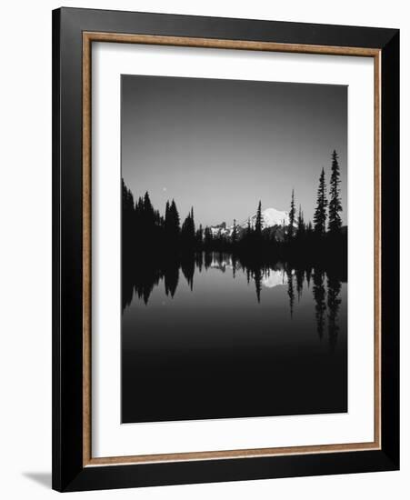Upper Tipsoo Lake, Mount Rainier National Park, Washington, USA-Adam Jones-Framed Photographic Print