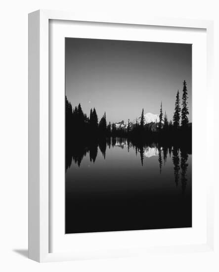 Upper Tipsoo Lake, Mount Rainier National Park, Washington, USA-Adam Jones-Framed Photographic Print