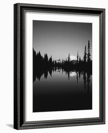 Upper Tipsoo Lake, Mount Rainier National Park, Washington, USA-Adam Jones-Framed Photographic Print