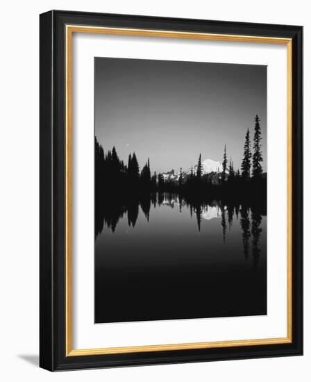 Upper Tipsoo Lake, Mount Rainier National Park, Washington, USA-Adam Jones-Framed Photographic Print