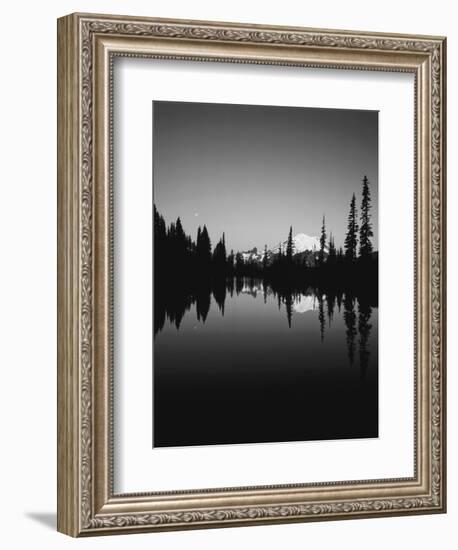 Upper Tipsoo Lake, Mount Rainier National Park, Washington, USA-Adam Jones-Framed Photographic Print