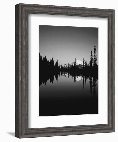 Upper Tipsoo Lake, Mount Rainier National Park, Washington, USA-Adam Jones-Framed Photographic Print