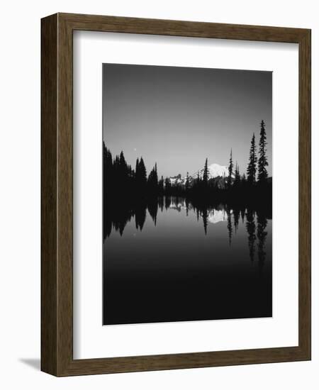 Upper Tipsoo Lake, Mount Rainier National Park, Washington, USA-Adam Jones-Framed Photographic Print