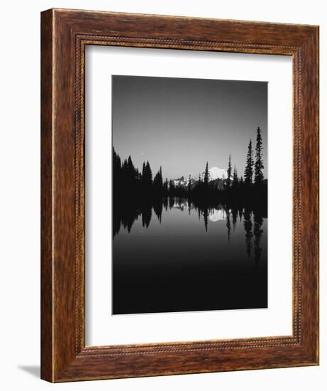 Upper Tipsoo Lake, Mount Rainier National Park, Washington, USA-Adam Jones-Framed Photographic Print