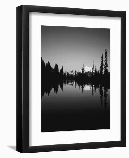 Upper Tipsoo Lake, Mount Rainier National Park, Washington, USA-Adam Jones-Framed Photographic Print