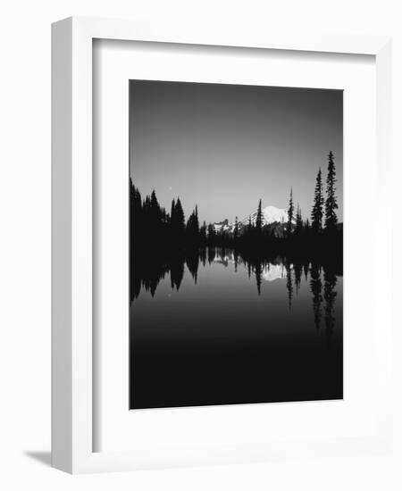 Upper Tipsoo Lake, Mount Rainier National Park, Washington, USA-Adam Jones-Framed Photographic Print