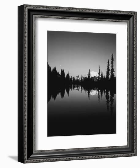 Upper Tipsoo Lake, Mount Rainier National Park, Washington, USA-Adam Jones-Framed Photographic Print