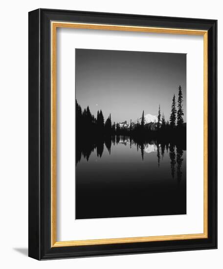 Upper Tipsoo Lake, Mount Rainier National Park, Washington, USA-Adam Jones-Framed Photographic Print