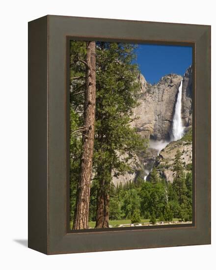 Upper Yosemite Falls. Yosemite National Park, CA-Jamie & Judy Wild-Framed Premier Image Canvas