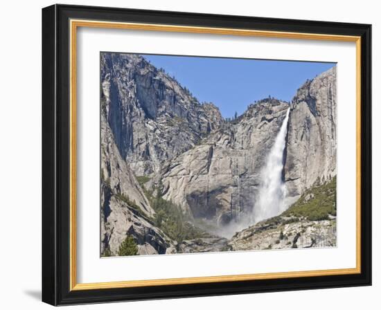 Upper Yosemite Falls, Yosemite Valley, Yosemite National Park, Sierra Nevada, California, USA-Neale Clarke-Framed Photographic Print