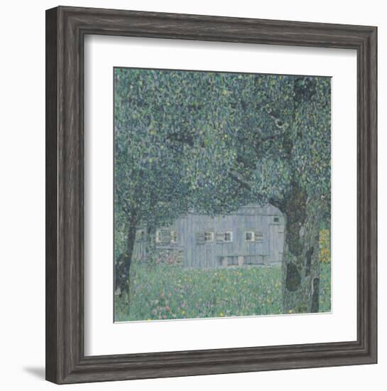 Upperaustrian Farmhouse-Gustav Klimt-Framed Art Print