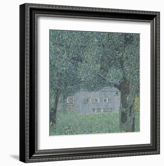 Upperaustrian Farmhouse-Gustav Klimt-Framed Art Print