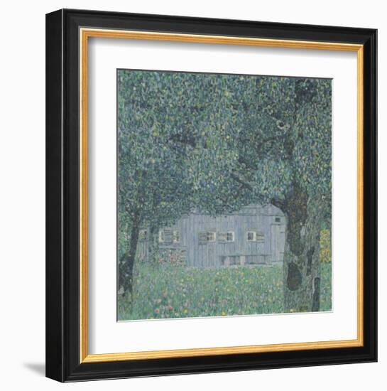 Upperaustrian Farmhouse-Gustav Klimt-Framed Art Print