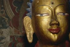 Detail of Buddha statue at Alchi Monastery, Ladakh, India-Upperhall Ltd-Photographic Print