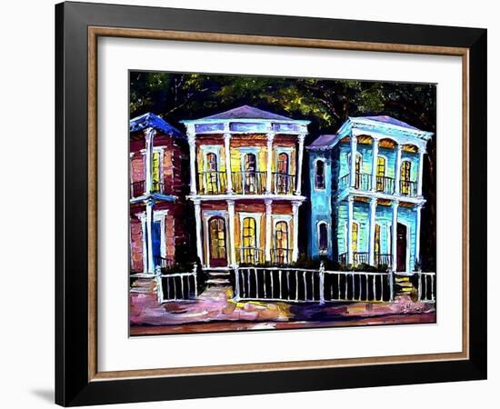 Uptown Fancy - New Orleans-Diane Millsap-Framed Art Print