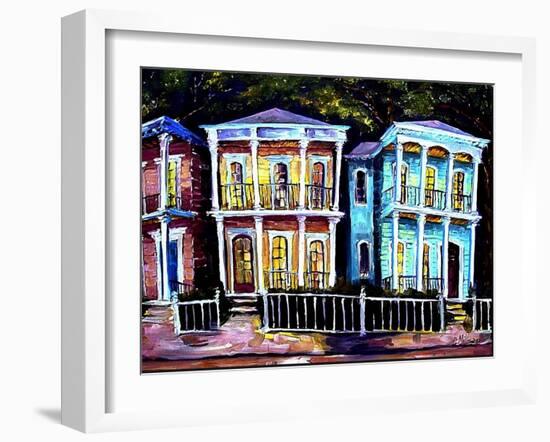 Uptown Fancy - New Orleans-Diane Millsap-Framed Art Print