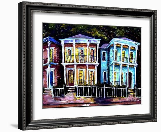 Uptown Fancy - New Orleans-Diane Millsap-Framed Art Print