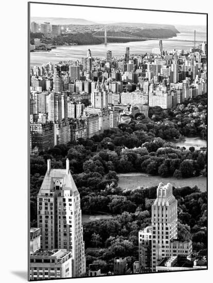 Uptown Manhattan and Central Park from the Viewing Deck of Rockefeller Center, New York-Philippe Hugonnard-Mounted Premium Photographic Print