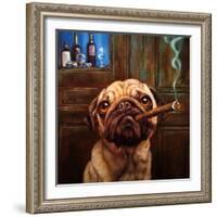 Uptown Pug-Lucia Heffernan-Framed Art Print