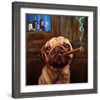 Uptown Pug-Lucia Heffernan-Framed Art Print