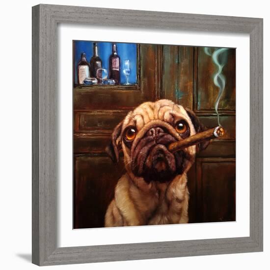 Uptown Pug-Lucia Heffernan-Framed Art Print