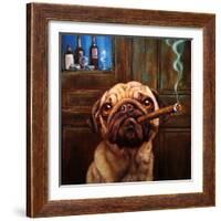 Uptown Pug-Lucia Heffernan-Framed Art Print